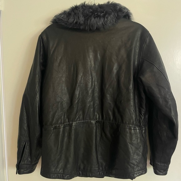 COPY - Postcard Leather Winter Jacket - Picture 4 of 6